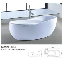 freestanding ванна акриловая/ белая ванна/ прозрачный акриловый ванна